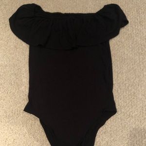 Black Abercrombie and Fitch Bodysuit